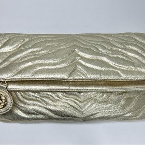 Antonio Melani Gold Large Clutch